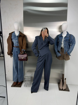 Костюм женский арт. М-55 цвет "синий"