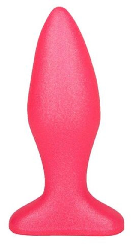 Розовая анальная пробка - 11,5 см.