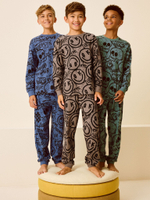 Пижама для мальчика Next B84-141, 3 шт., Коричневый, Синий, Бирюзовый