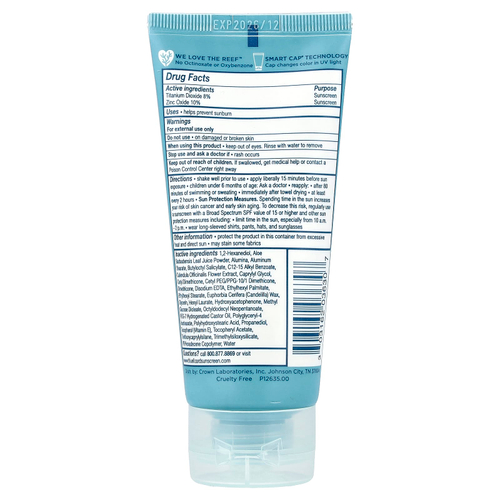 Blue Lizard Australian Sunscreen, детское минеральное солнцезащитное средство, SPF 50, 89 мл (3 жидк. унции)