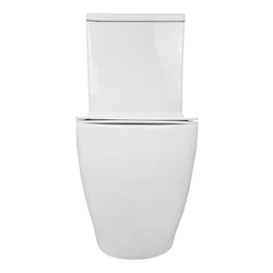 Унитаз напольный Azario CORSA 630x380x830 безободковый с бачком и сиденьем микролифт (AZ-2062S)