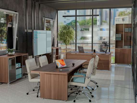 Стол руководителя Президент-Про ПР103 2000х800х750