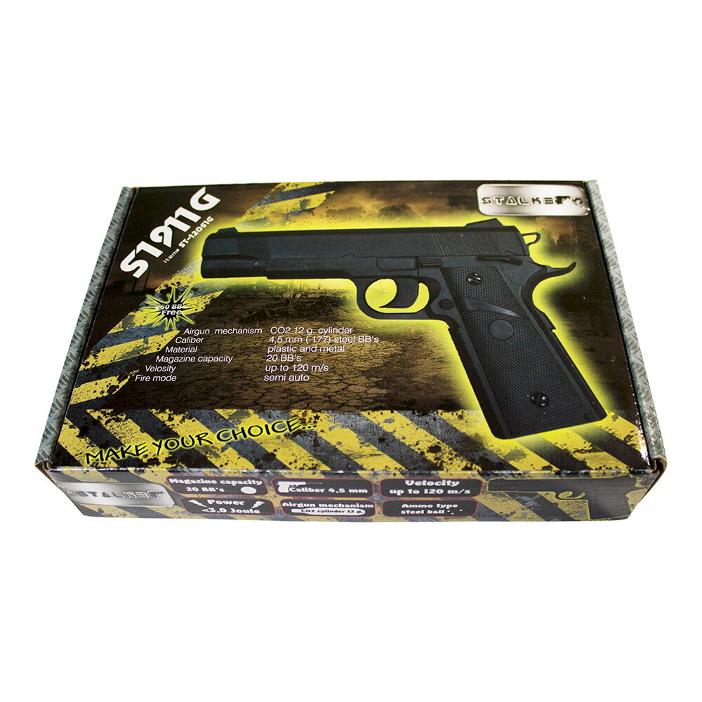 Пистолет пневматический Stalker S1911G (Colt 1911) 4,5 мм