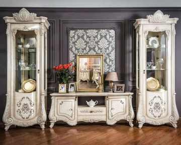 Гостиная модульная МАРСЕЛЛА корень ясеня глянец