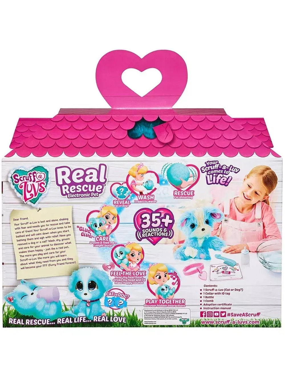 Интерактивный пушистик-потеряшка Fur Balls My Real Rescue