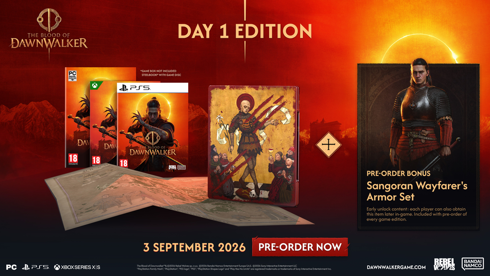 The Blood of Dawnwalker Day One Edition (диск для PS5, полностью на английском языке)