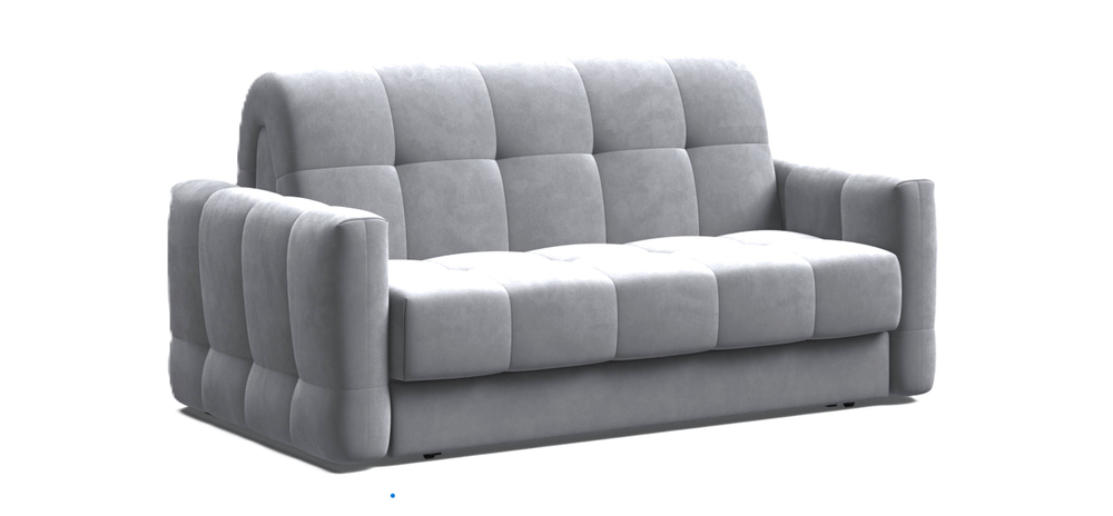 Диван Босс Слип 140 Велюр Монолит сталь