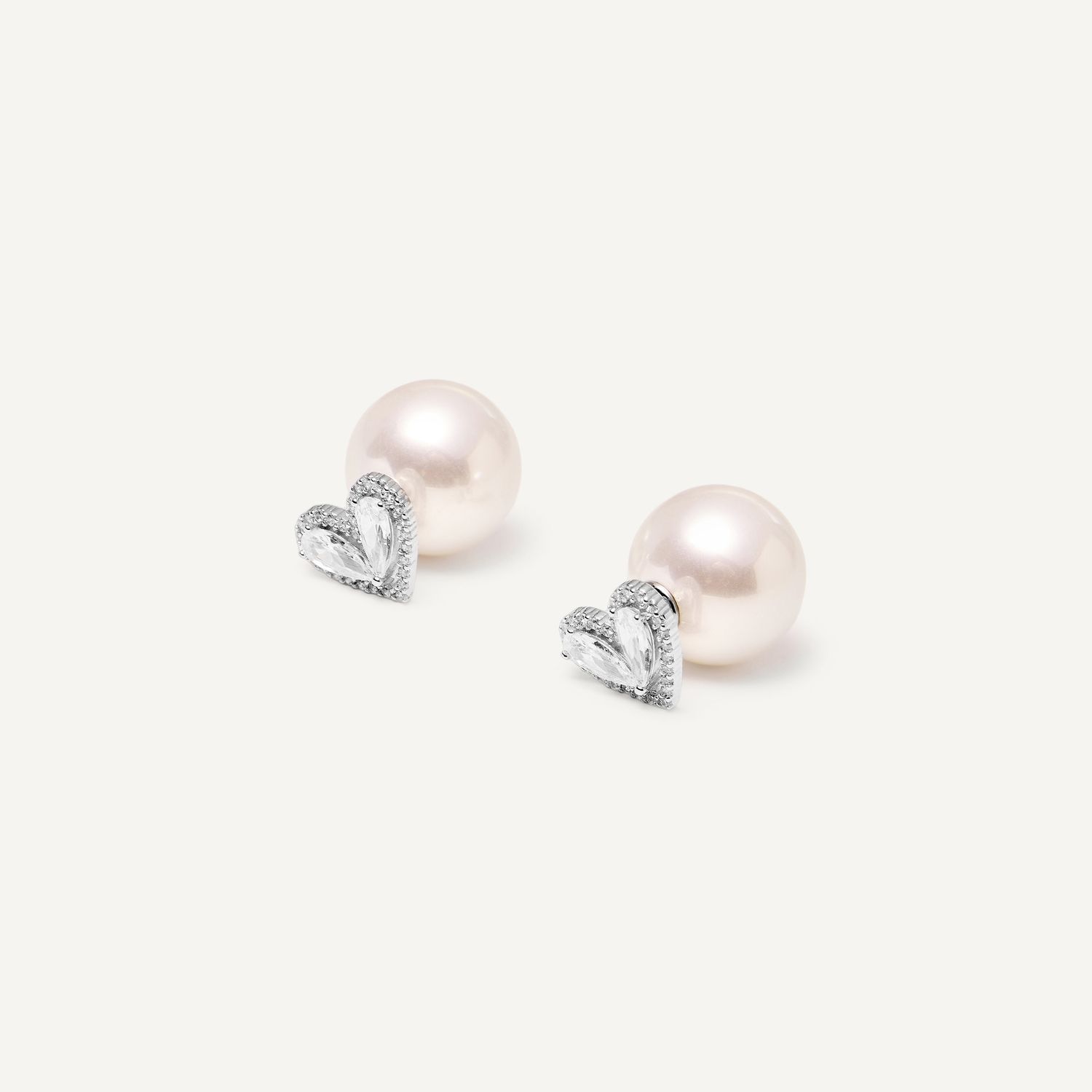 Серьги Pearly Spark Earrings - Silver