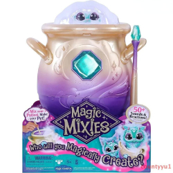 Magic Mixies Magical Misting Cauldron with Interactive 8 inch Blue Plush  - Большой интерактивный голубой котёл (30284)