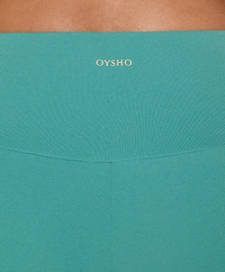 OYSHO Велосипедки Comfortlux с высокой посадкой длиной 10 см, бирюзовый