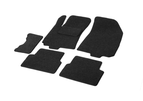 Коврики текстиль в салон, AutoFlex Business для Chevrolet Cobalt II поколение седан 2011-2016 2020-н.в./Ravon R4 седан 2016-2020, графит, 6 частей, 5130401