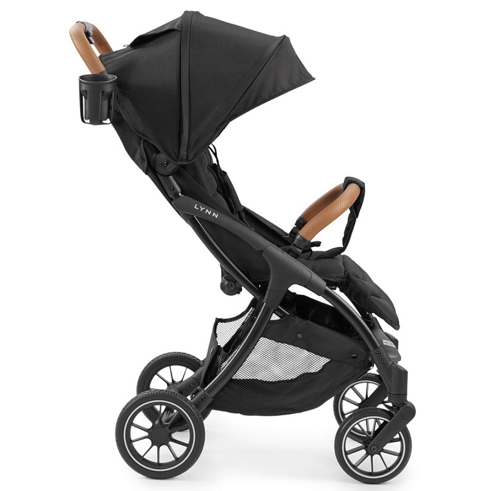 Детская прогулочная коляска Happy Baby Lynn black & flora