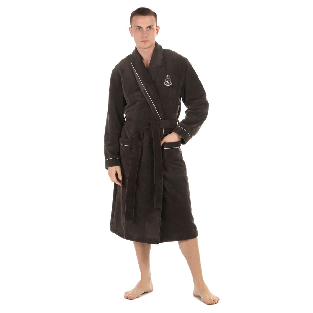 Мужской халат темно-серый Laete