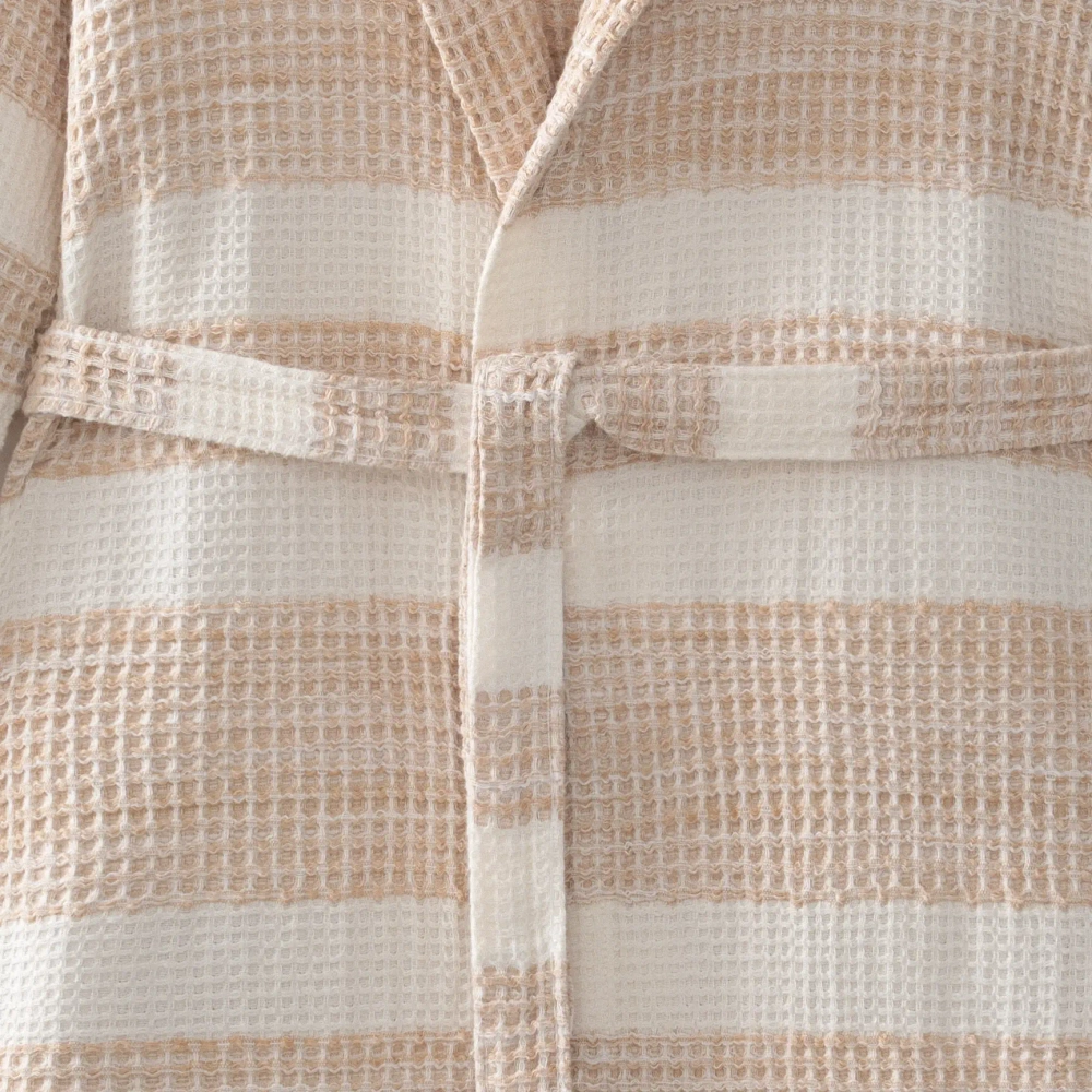 Вафельный халат Ikra | бежевый