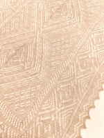 Оренбургский пуховый палантин А14060-29 бежевый