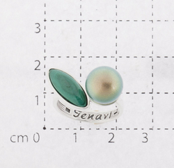 "Архелия" кольцо в серебряном покрытии из коллекции "Мальва" от Jenavi