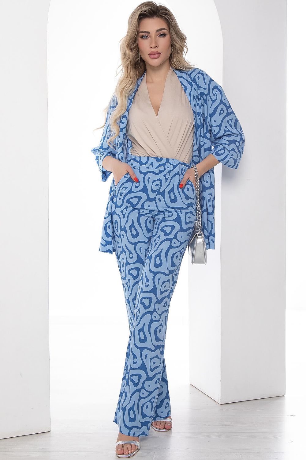 Костюм "Зарина" (голубой) К9003 LT Collection (Акция)