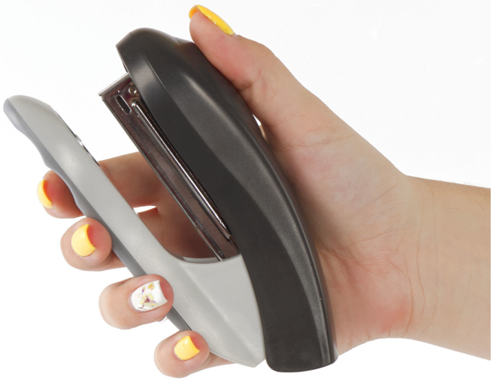 Степлер №24/6, 26/6 BRAUBERG "Original", до 25 листов, черный, 222533