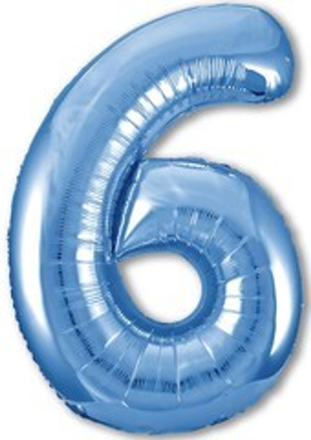 Р Цифра 6 Slim Синий (40''/102 см)