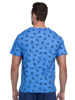 Топ медицинский мужской Dickies Prints DK725, подковы, 4XL