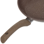 Сковорода алюминий, 28 см, антиприг, Daniks, Гранит Олимп, корич, JY-GB-28