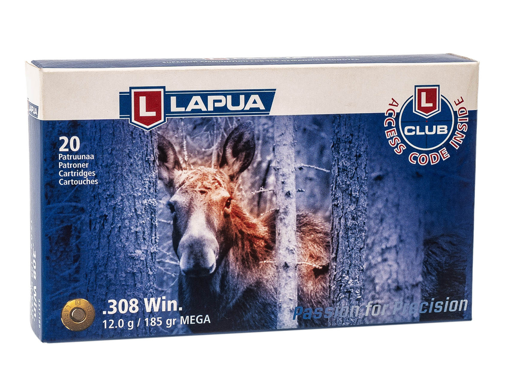 Патроны .308 Win Lapua 12г. SP Mega