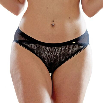 Трусики-слипы Delicate Lace (Размер: S) (Цвет: черный)