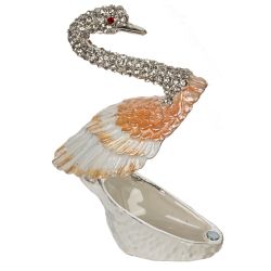 GAEM Шкатулка "Лебедь", L7 W4 H6 см