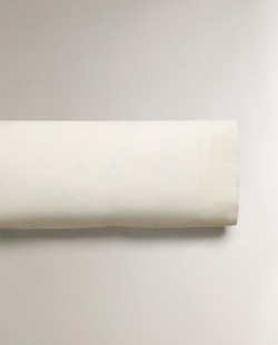 ZARA HOME (200 НИТЕЙ) НАВОЛОЧКА ИЗ ПЕРКАЛЯ, ВАНИЛЬНЫЙ