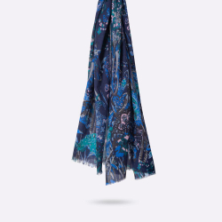 Шарф 75х200 Petrusse Origine Bleu