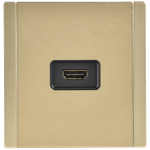 FORTE&PIANO Розетка HDMI FP640M металл шампань IEK