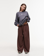 Baggy Trousers LOGO French Roast