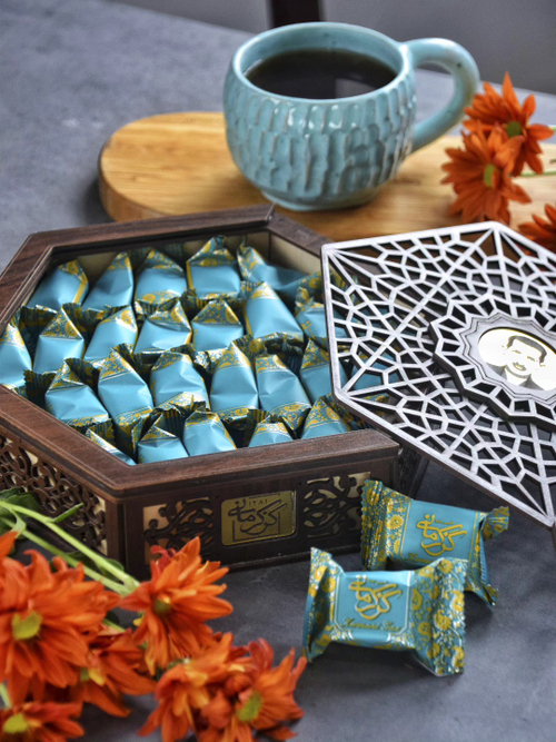 Гяз логме 28% фисташки Kermani премиум деревянный бокс 300 гр 10220355 Иран