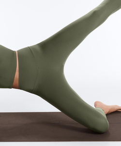 OYSHO Легинсы Comfortlux длиной до щиколотки с высокой посадкой, темно-зеленый