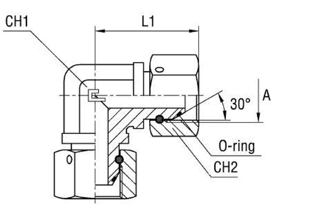 Соединение PSN90 BSP 1/4&quot;