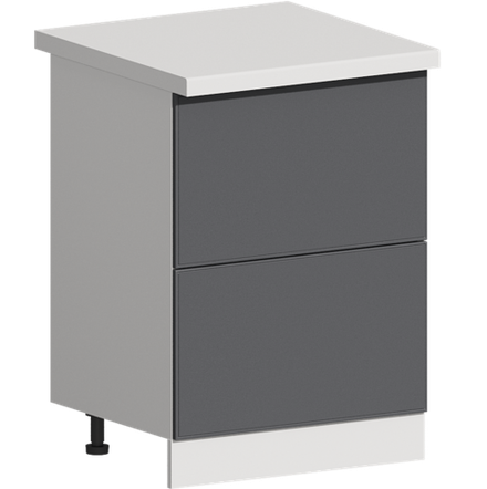 Кухня Модуль ШН2Я 600 Ликата / Графит Софт