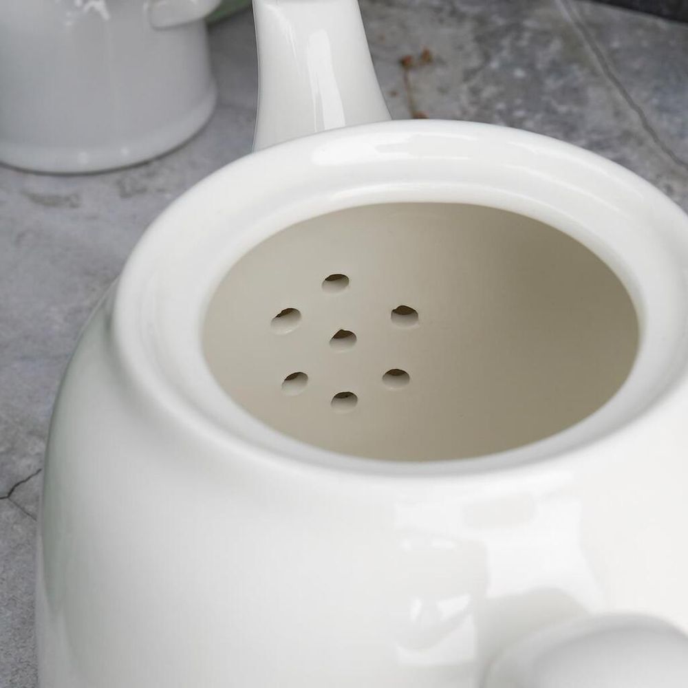 Чайник 900 мл d 12 см h14 см белый фарфор P.L. Proff Cuisine [1]