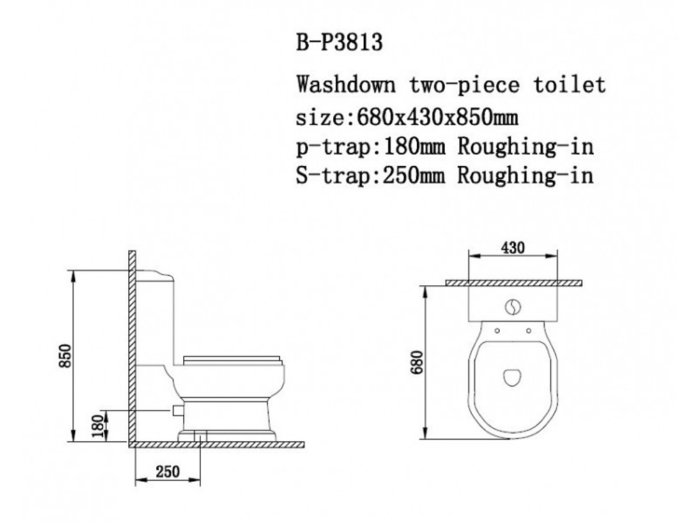 Унитаз напольный с бачком Aksy Bagno Rome хром с белой пластиковой крышкой, микролифт схема