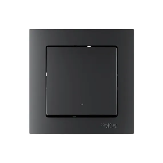 Выключатель 1-кл. AtlasDesign Smart 10А (сх. 1) L+N с подсветкой Zigbee механизм карбон SE ATN001013Z