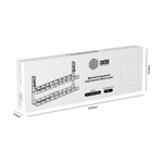 Кабель-канал Cactus CS-CM-700-2WT для столов 72.8x13.5x34.2см белый