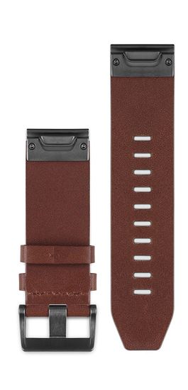 Кожаный ремешок QuickFit 22 для Garmin Fenix 5 (коричневый) 010-12496-05