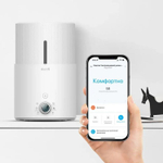 Увлажнитель воздуха ультразвуковой DEERMA DEM-SJS300W,  4.4л,  белый