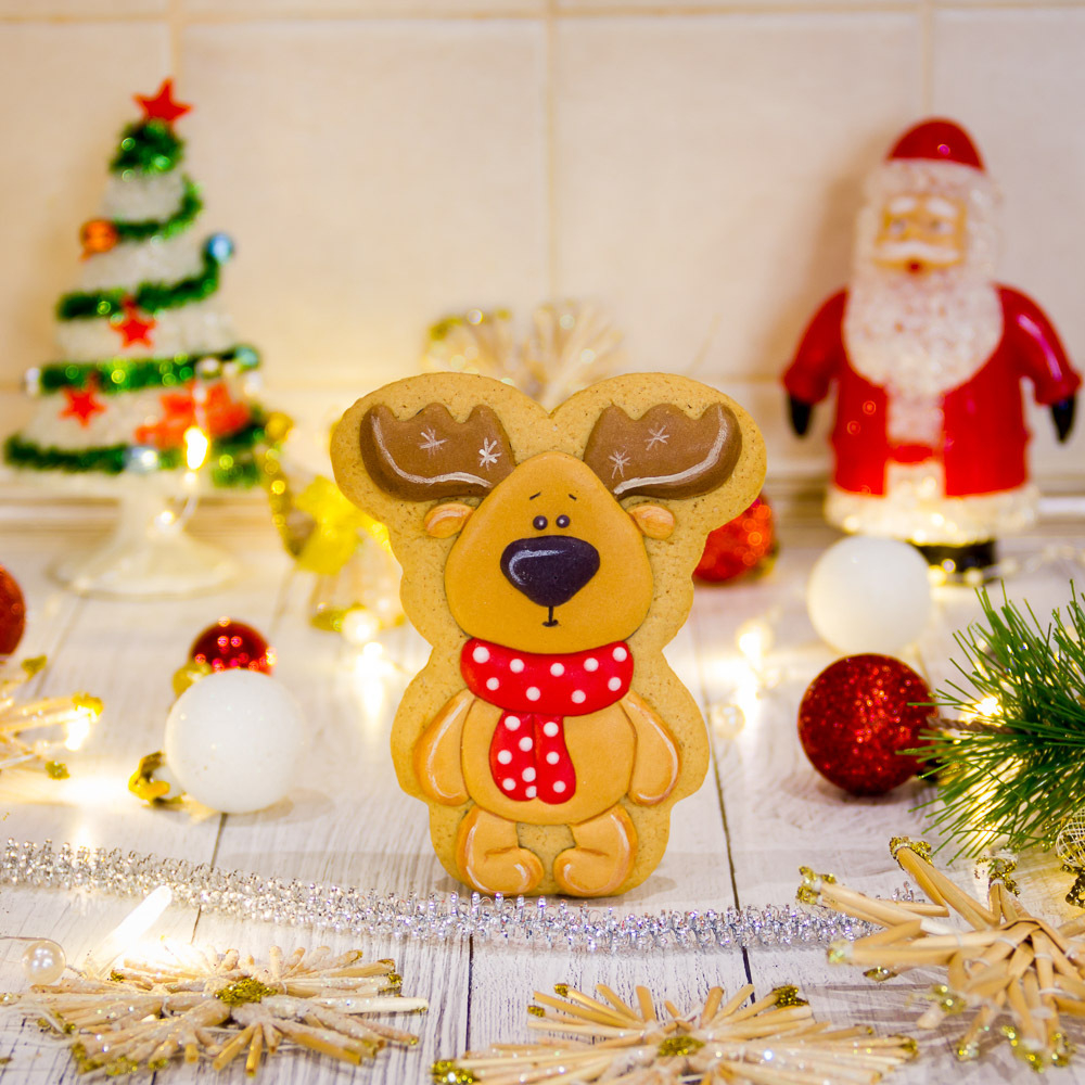 Олень №4 в шарфике