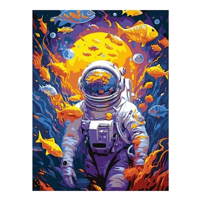 Картина по номерам 28,5*38см "Подводный мир" (Lori)