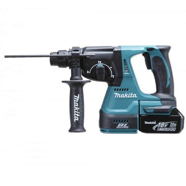 Аккумуляторный перфоратор SDS-Plus Makita DHR242RF2 в кейсе Makpac 2