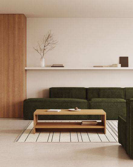 Abilen Журнальный столик из шпона дуба 120 x 60 FSC 100%