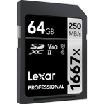 Карта памяти Lexar Professional SDXC 64 ГБ UHS-II 1667x