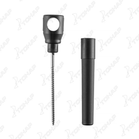 Бур-ввертыш крепежный для зимней палатки №2 (черный) (HS-ISA-B) Helios