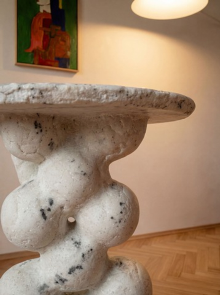 Столик «Мраморный снег»