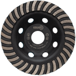 Чашка алмазная Турбо KRUGO 125x22,23x5mm, CWS05A